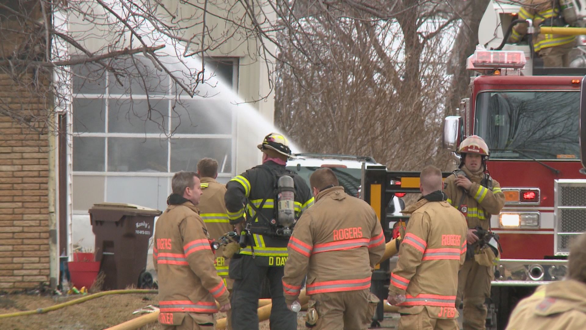 18 fire departments battle Corcoran blaze